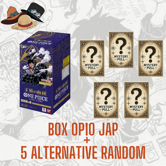 MYSTERY EDITION: Box One Piece OP10 JAPANESE + 5 Alternative Art Pull